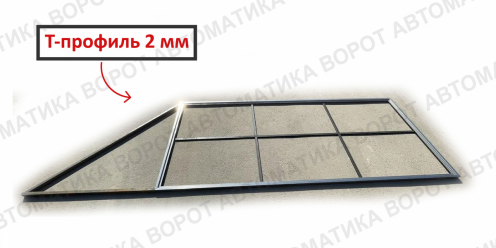 Комплект DELUXE для откатных ворот с шиной 6,5 м + привод NI600Z + рейки 5 шт + каркас 4000х2000 мм (GateMotors)